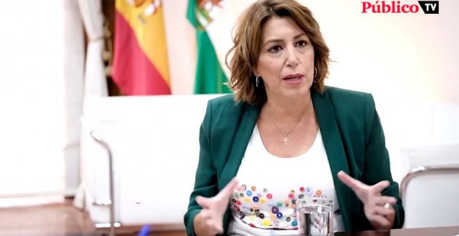 Susana Díaz: "Queremos ayudar a los andaluces pero este Gobierno prefiere la mano de la ultraderecha"