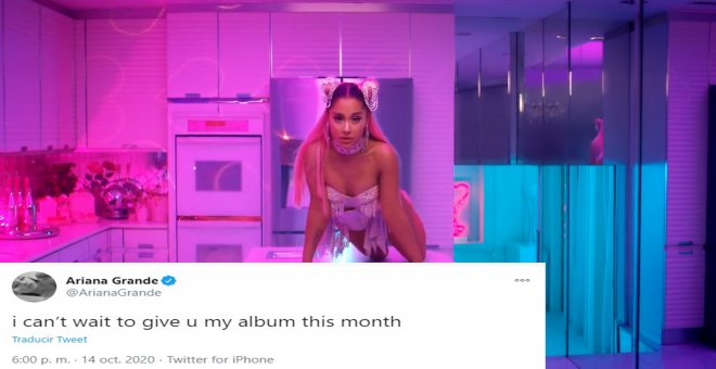 Ariana Grande anuncia disco para este mes y revoluciona a sus fans