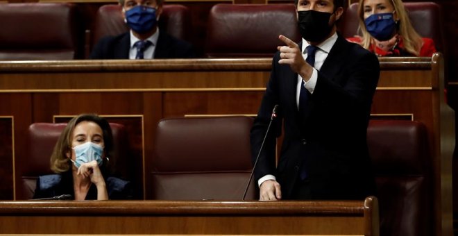 La derecha azuza el Congreso a las puertas de la moción de censura: "Europa nos ve como un Estado fallido", dice Casado