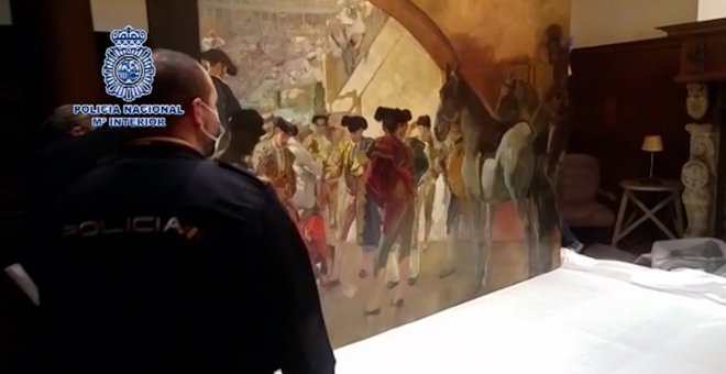 La Policía recupera en Bruselas un cuadro de Joaquín Sorolla