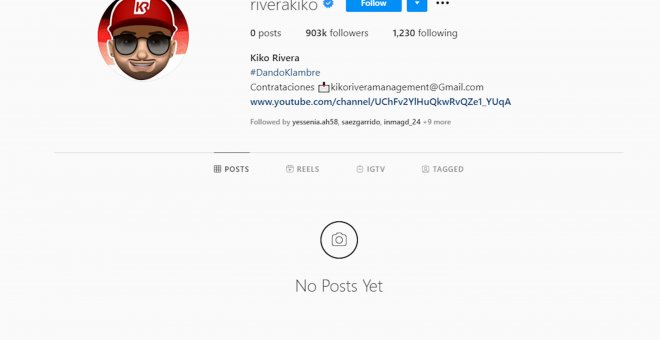 Kiko Rivera desaparece de las redes sociales