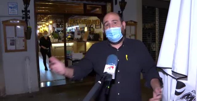 Indignación de la hostelería tras el cierre en Catalunya
