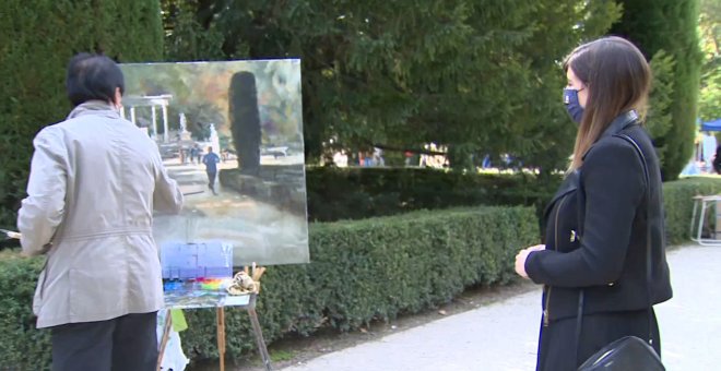 Sofía Miranda asiste a la celebración del XVI Certamen Nacional de Pintura Rápida