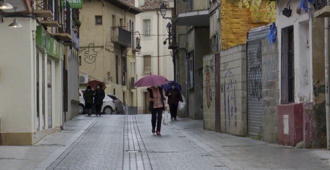 Aranda de Duero vive la primera jornada de su tercer confinamiento