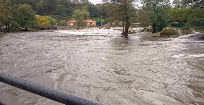 El norte de Extremadura en alerta roja por lluvias