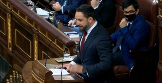 Abascal tilda al Gobierno de "mafia"