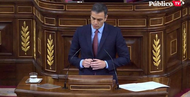 Pedro Sánchez, a Santiago Abascal: "La realidad va por un lado y usted por otro"