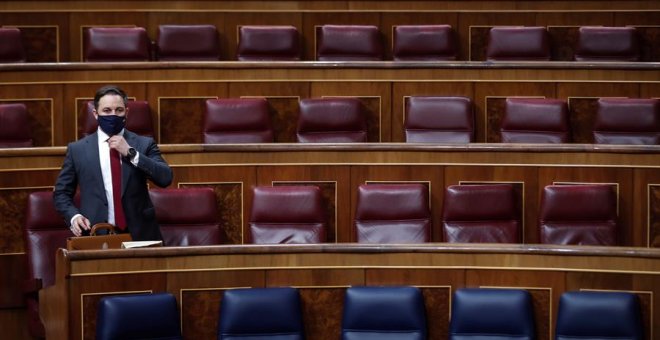 Vox se queda solo en la moción de censura y Sánchez la utiliza para cargar contra Casado