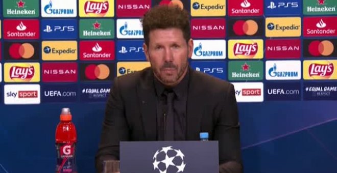 Simeone reconoce la contundencia del Bayern tras el 4-0