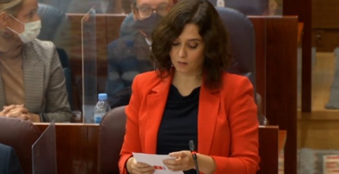 Ayuso acusa a Podemos de basar políticas de infancia en llegar "solas y borrachas"