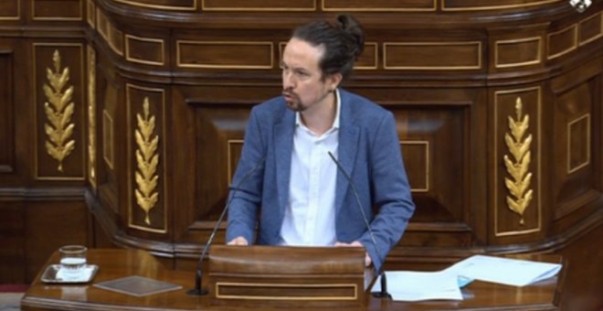 Iglesias avisa a Casado de que su desmarque de Vox llega tarde