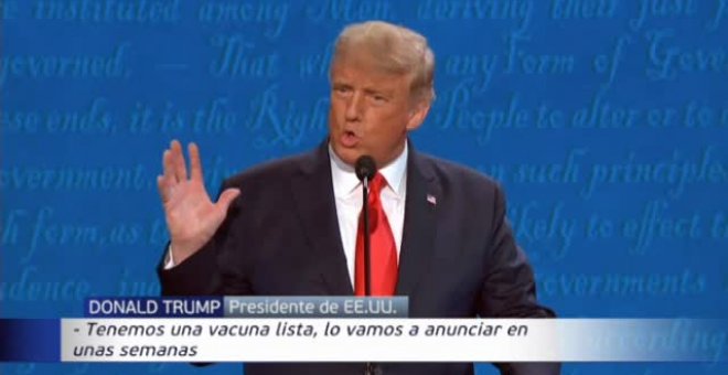 Trump y Biden protagonizan un debate menos tenso, pero repleto de acusaciones