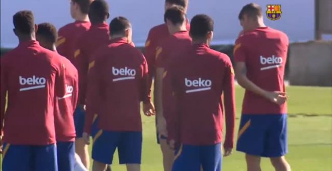 El Barça ultima la preparación del clásico