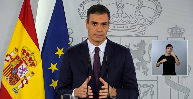 Sánchez asegura que la situación es "grave" y fija un nuevo objetivo