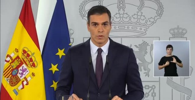 Sánchez pide unidad y no descarta el estado de alarma