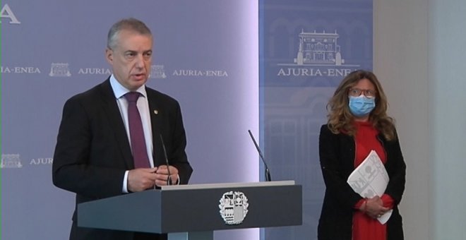 Urkullu en rueda de prensa