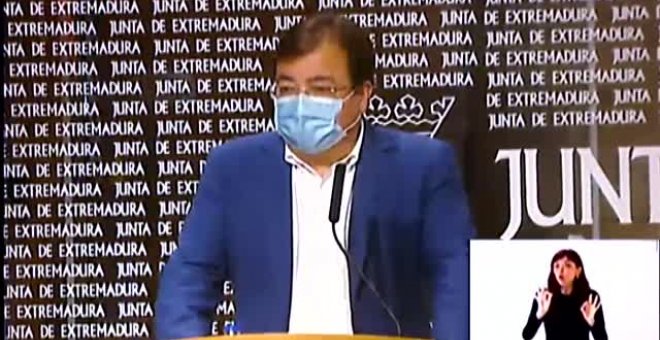 Fernández Vara: "Lo lógico es que el estado de alarma fuera para todo el territorio nacional"