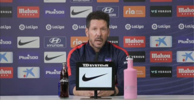 Simeone: "Confío absolutamente en mi equipo, más allá de la derrota dolorosa en Múnich"