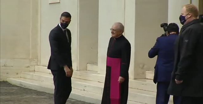 Pedro Sánchez se reúne con el papa Francisco en el Vaticano