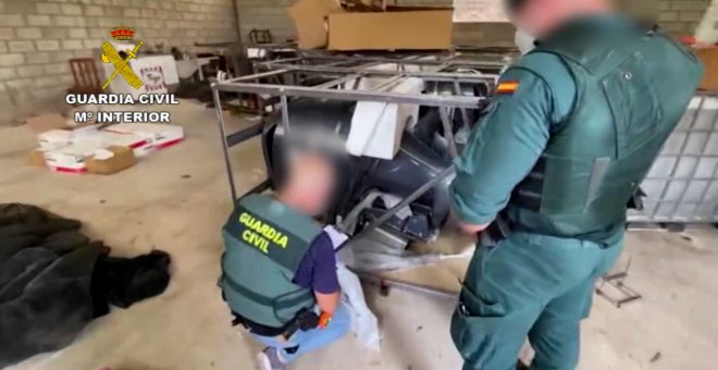 La Guardia Civil desmantela un narco-embarcadero en el Campo de Gibraltar