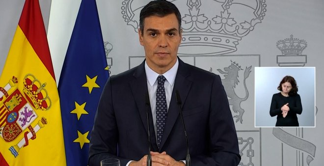 Sánchez llama a Casado para que el PP apoye en el Congreso el estado de alarma