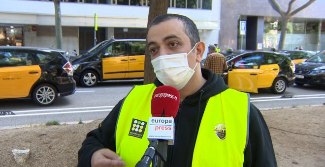 Taxistas de Barcelona acamparán ante la conselleria de Territori