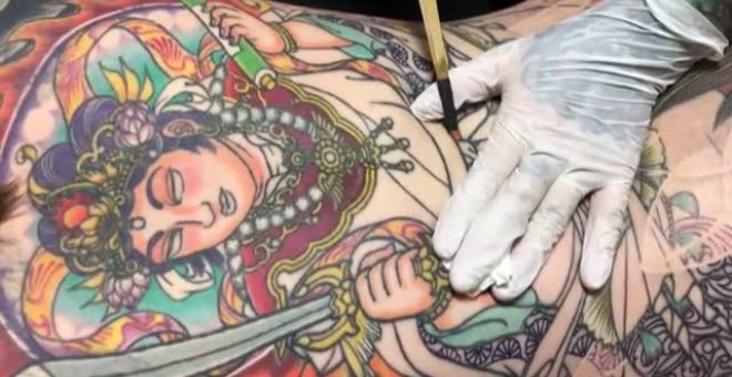 Los tatuajes se abren camino en Japón