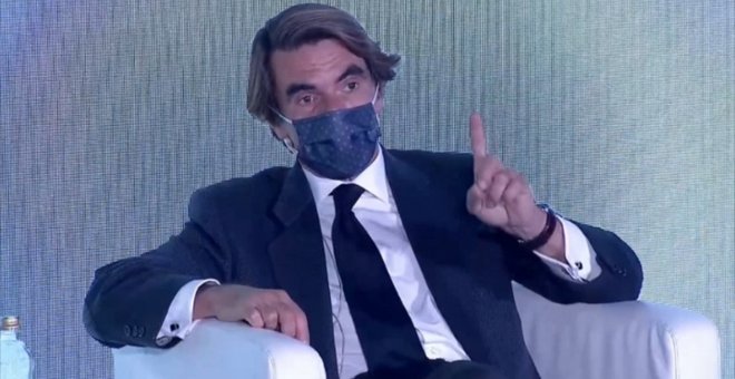 Aznar dice que, "radicalismo aparte", hay espacio para una alianza de "moderados"