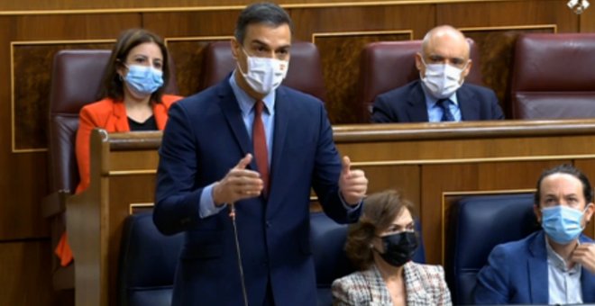 Sánchez ofrece revisar el estado de alarma el 9 de marzo