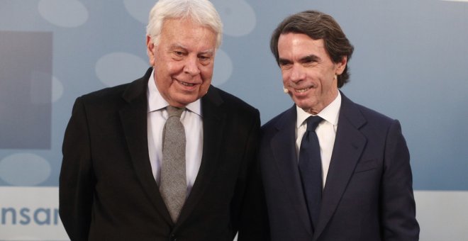 José Mª Aznar y Felipe González se revuelven contra el estado de alarma