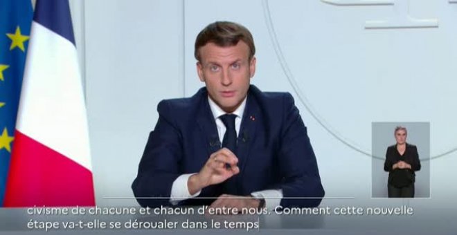 Macron anuncia la vuelta al confinamiento en toda Francia desde el viernes