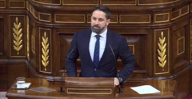 Santiago Abascal confirma su 'no' a la prórroga del estado de alarma y ataca al PP