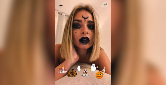 Laura Escanes se prepara para celebrar Halloween