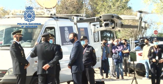 La Policía forma a agentes especializados en la protección del espacio aéreo