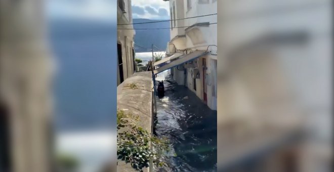Gran tsumani en Grecia tras el terremoto en el Egeo
