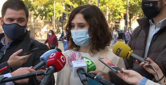 Díaz Ayuso: "No puede haber tres estrategias sanitarias"