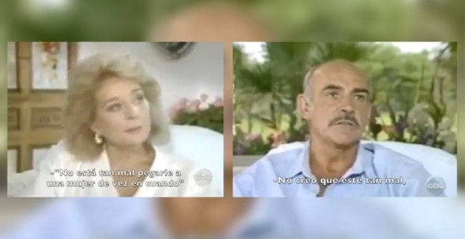 Cuando Sean Connery decía que "no está tan mal" pegar a las mujeres: "Dado el caso, creo que es absolutamente correcto"