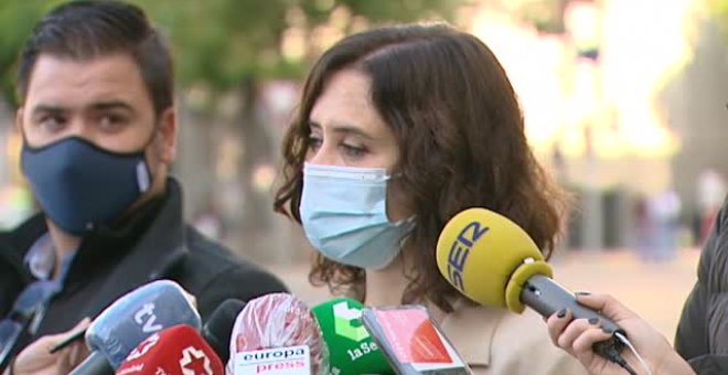 Ayuso defiende la estrategia sanitaria de su consejero porque "está funcionando"