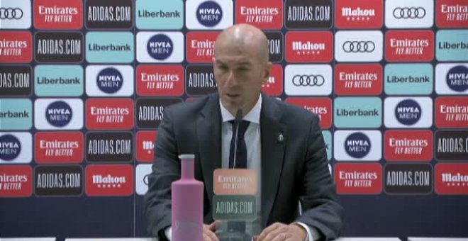 Zidane: "Es una victoria con cuatro goles, hay que estar contentos"