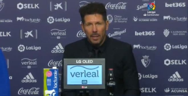 Simeone tras el doblete de Joao: "Siempre ha tenido momentos importantes, ahora tiene regularidad"