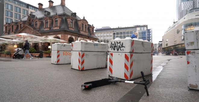 Ataque a agentes de policía en Frankfurt