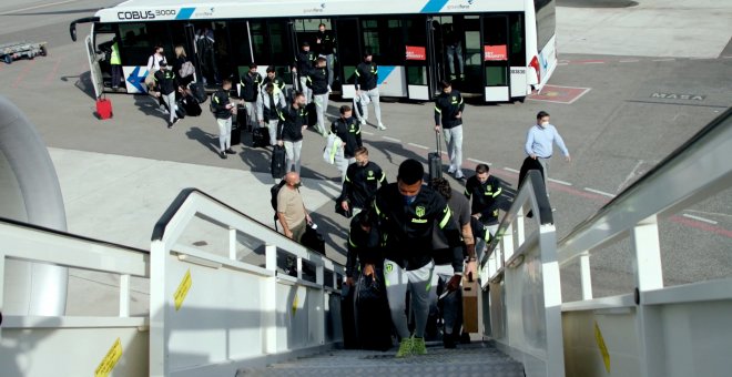 El Atlético llega a Moscú