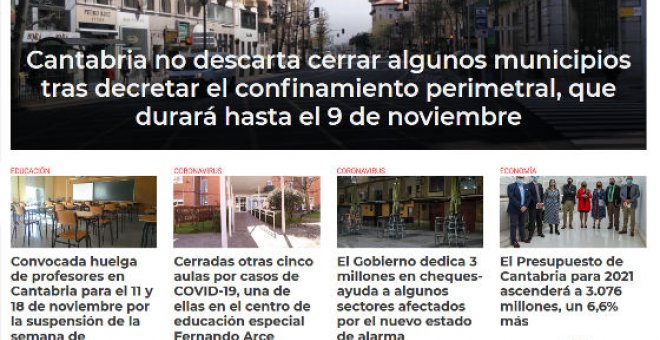 eldiariocantabria.es logra un nuevo récord y supera los 4 millones de páginas en el mes de octubre