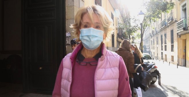 Esperanza Aguirre nos da la última hora del estado de salud su marido