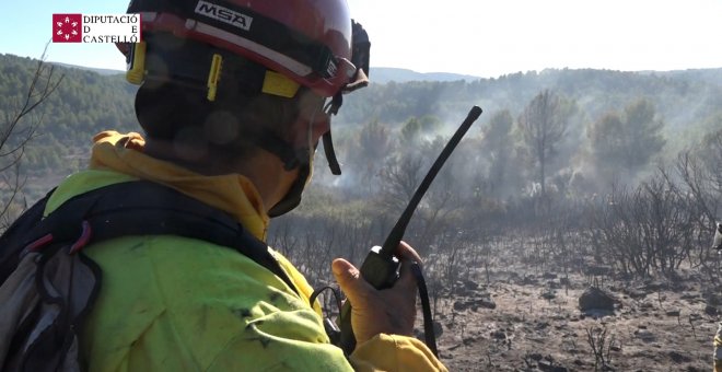 Una quema descontrolada en Castellón provoca un incendio que acaba afectando a cultivos