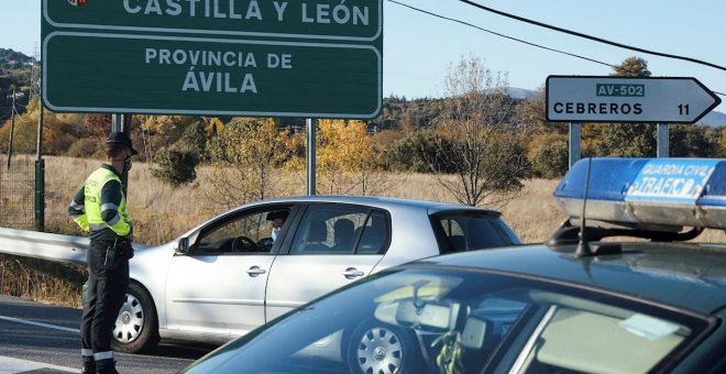 Castilla y León cierra perimetralmente las provincias de Ávila y Segovia, que tienen menor incidencia en la comunidad