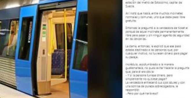 Bulocracia - El cuento del torno gratuito para gente sin dinero en el metro de Estocolmo