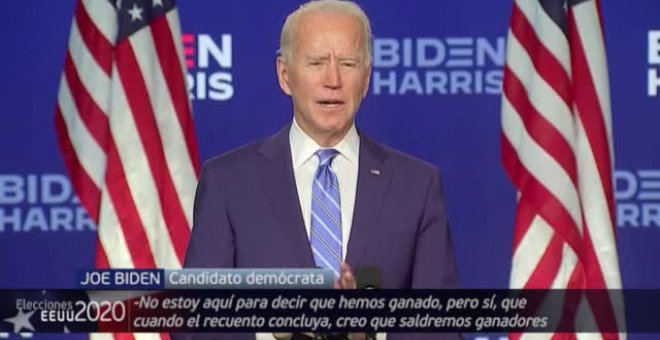 Joe Biden acaricia la Casa Blanca mientras Trump insiste en el fraude electoral