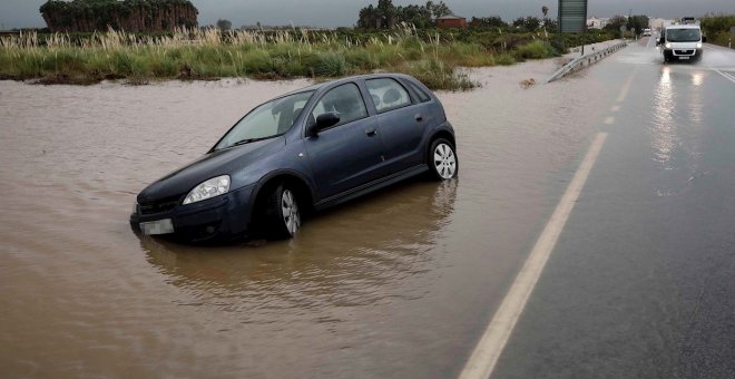 Las lluvias torrenciales de València, en imágenes