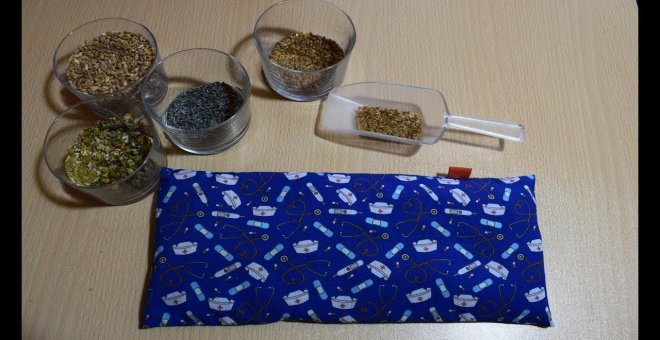 Cómo preparar bolsas de semillas para calentar en el microondas